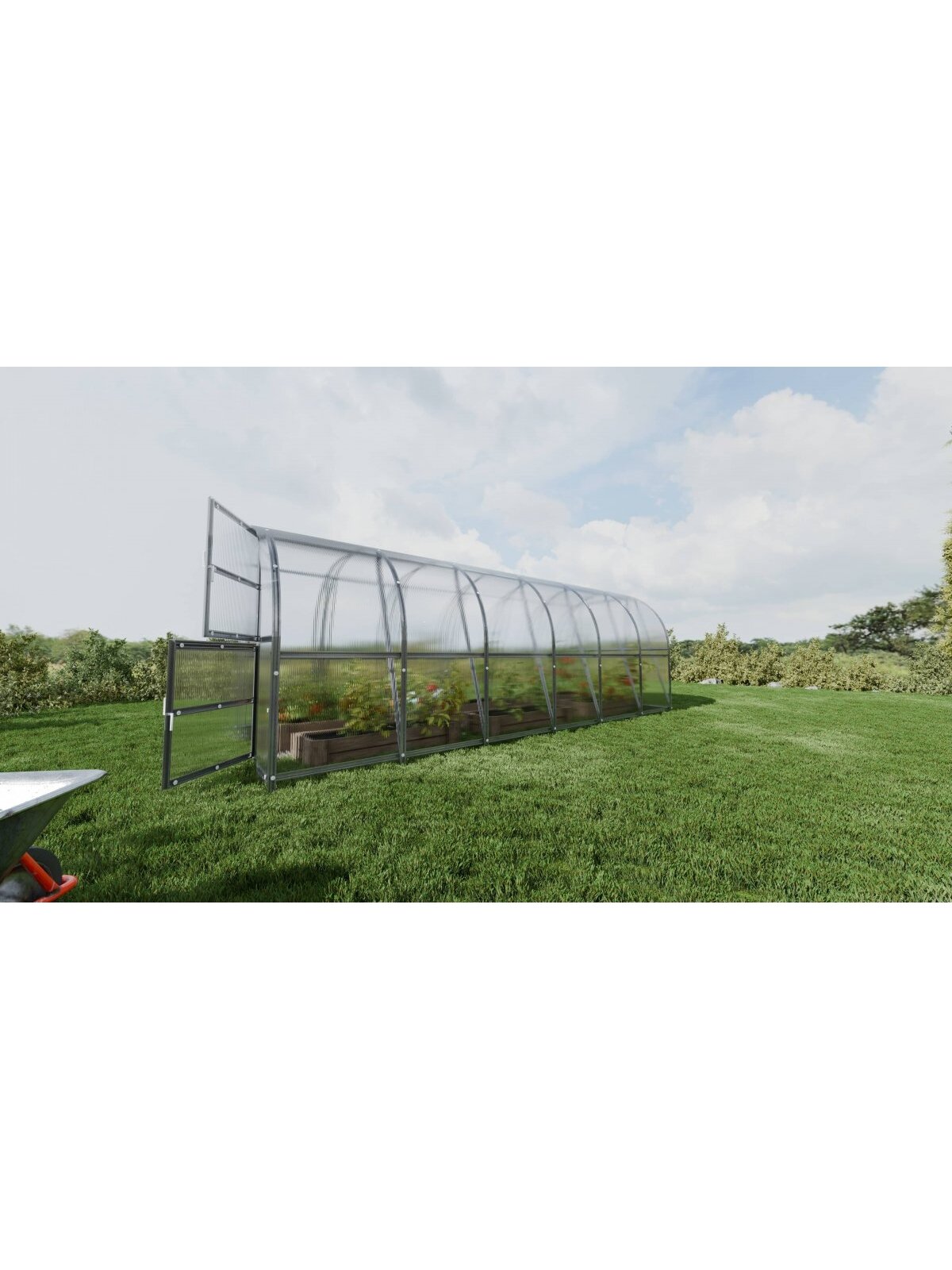 Šiltnamis Baltic LT - 6 mm storio kanalinis polikarbonatas - 3 x 12 m (36 m²) 10 Šiltnamis Baltic LT - 6 mm storio kanalinis polikarbonatas - 3 x 12 m (36 m²) 10
