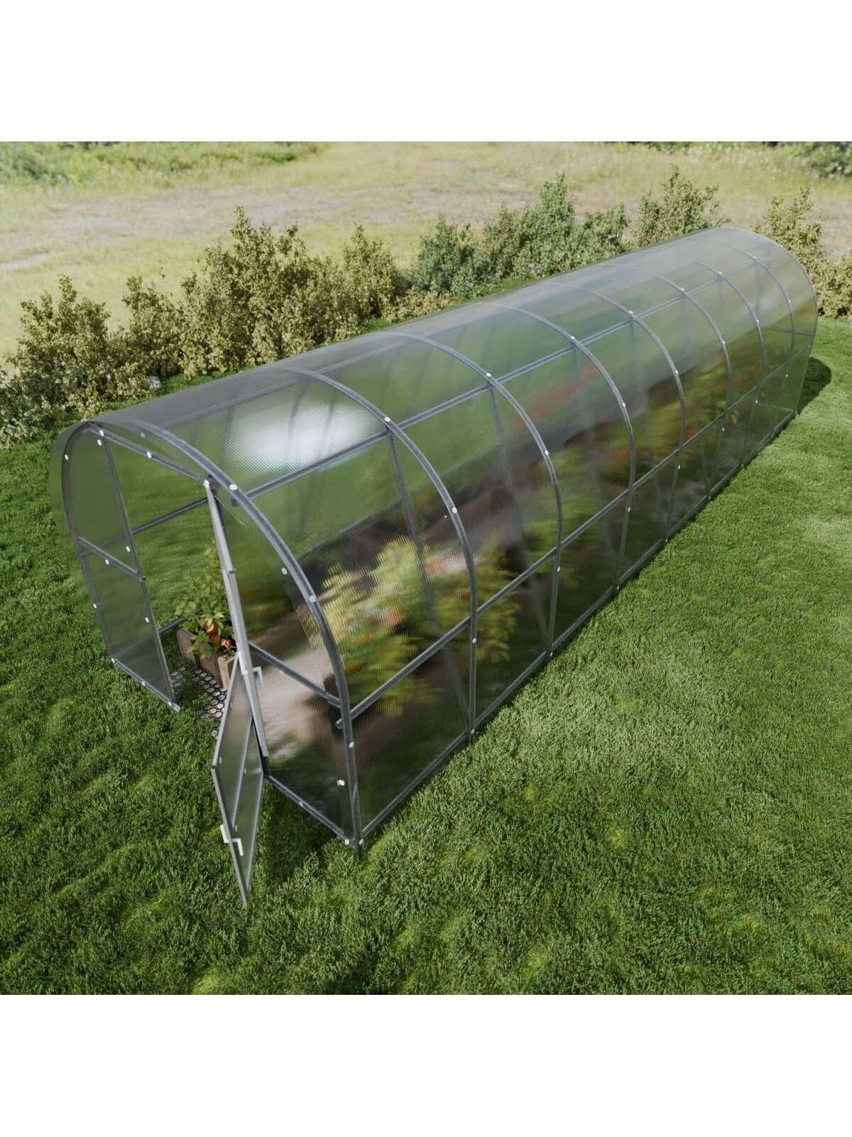 Šiltnamis Baltic LT - 6 mm storio kanalinis polikarbonatas - 3 x 8 m (24 m²) 7 Šiltnamis Baltic LT - 6 mm storio kanalinis polikarbonatas - 3 x 8 m (24 m²) 7
