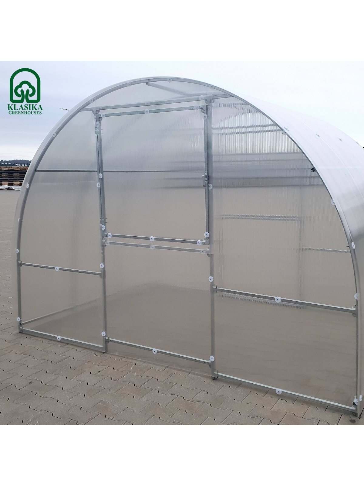 Šiltnamis KLASIKA EASY - 4 mm storio kanalinis polikarbonatas - 3 x 2 m (6 m²) 7 Šiltnamis KLASIKA EASY - 4 mm storio kanalinis polikarbonatas - 3 x 2 m (6 m²) 7
