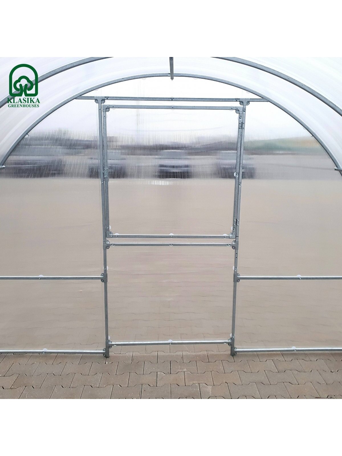 Šiltnamis KLASIKA EASY - 6 mm storio kanalinis polikarbonatas - 3 x 10 m (30 m²) 10 Šiltnamis KLASIKA EASY - 6 mm storio kanalinis polikarbonatas - 3 x 10 m (30 m²) 10