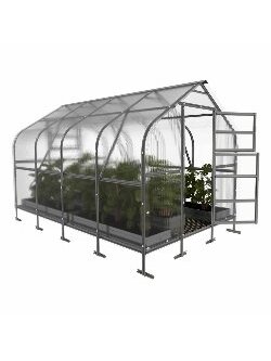 Šiltnamis KLASIKA Drop - 6 mm storio kanalinis polikarbonatas - 2,5 x 4 m (10 m²) 2 Šiltnamis KLASIKA Drop - 6 mm storio kanalinis polikarbonatas - 2,5 x 4 m (10 m²) 2