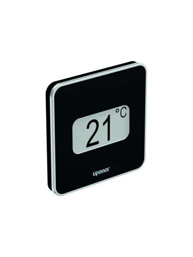 Šildomų grindų automatika Uponor Smatrix Pulse, Termostatas D+RH Style T-169 juodas