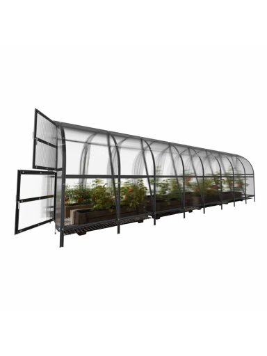 Šiltnamis Baltic LT - 4 mm storio kanalinis polikarbonatas - 3 x 8 m (24 m²)