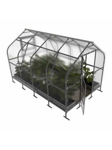 Šiltnamis KLASIKA Drop - 4 mm storio kanalinis polikarbonatas - 2,5 x 4 m (10 m²) Šiltnamis KLASIKA Drop - 4 mm storio kanalinis polikarbonatas - 2,5 x 4 m (10 m²)
