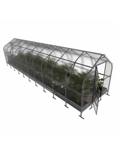Šiltnamis KLASIKA Drop - 6 mm storio kanalinis polikarbonatas - 2,5 x 10 m (25 m²) Šiltnamis KLASIKA Drop - 6 mm storio kanalinis polikarbonatas - 2,5 x 10 m (25 m²)