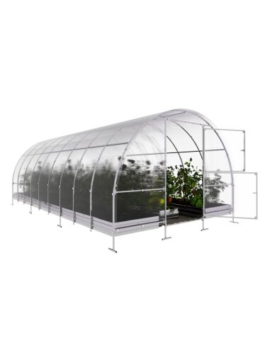 Šiltnamis KLASIKA EASY - 6 mm storio kanalinis polikarbonatas - 3 x 6 m (18 m²)
