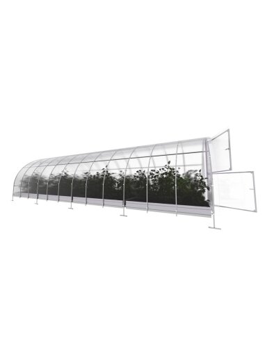 Šiltnamis KLASIKA EASY - 6 mm storio kanalinis polikarbonatas - 3 x 8 m (24 m²)