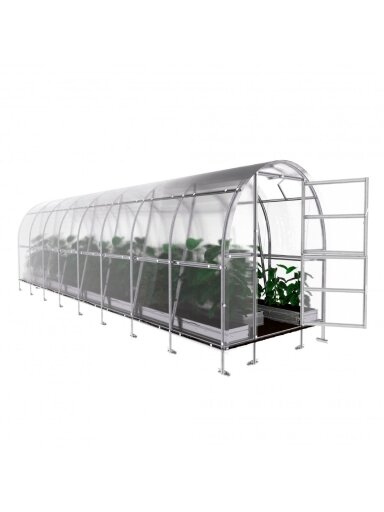 Šiltnamis KLASIKA Slim - 6 mm storio kanalinis polikarbonatas - 2 x 8 m (16 m²) Šiltnamis KLASIKA Slim - 6 mm storio kanalinis polikarbonatas - 2 x 8 m (16 m²)