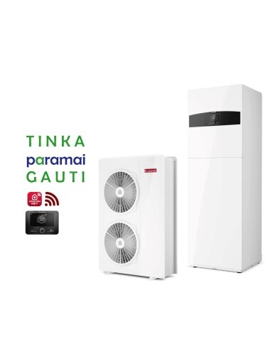 Šilumos siurblys Oras-Vanduo Ariston Nimbus R32, Compact, 150 S T Net 16.90 kW Φ3, su integruotu 177l vandens šildytuvu ir Wi-Fi Šilumos siurblys Oras-Vanduo Ariston Nimbus R32, Compact, 150 S T Net 16.90 kW Φ3, su integruotu 177l vandens šildytuvu ir Wi-Fi
