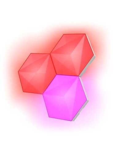 SIST APŠV VYBZ RGB HEXAGON PANELS 3-PACK