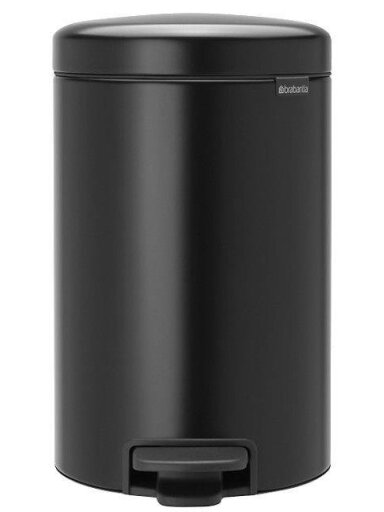 Šiukšliadėžė Brabantia NewIcon, juoda, 12l, 41.1x25.1cm