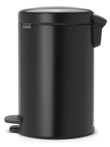 Šiukšliadėžė Brabantia NewIcon, juoda, 5l, 29.1x20.5cm