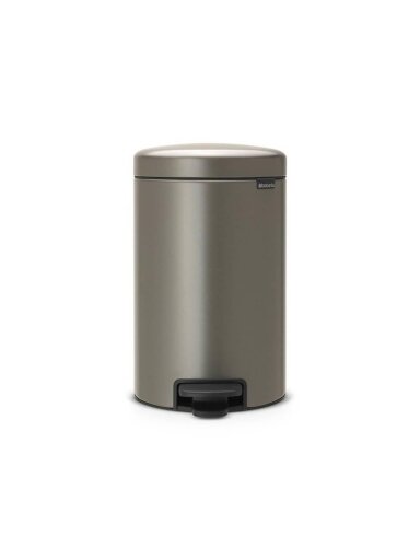Šiukšliadėžė Brabantia NewIcon, pilka, 12l, 41.1x25.1cm Šiukšliadėžė Brabantia NewIcon, pilka, 12l, 41.1x25.1cm