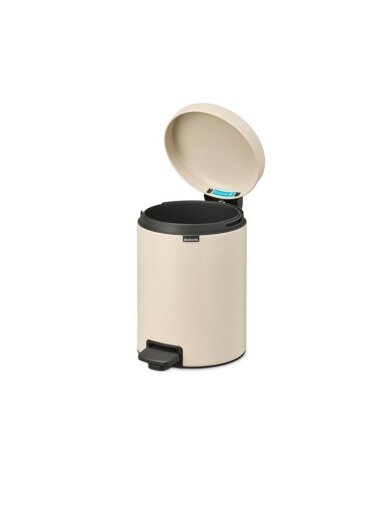 Šiukšliadėžė Brabantia, šviesiai ruda, 5 l, 27.1 cm