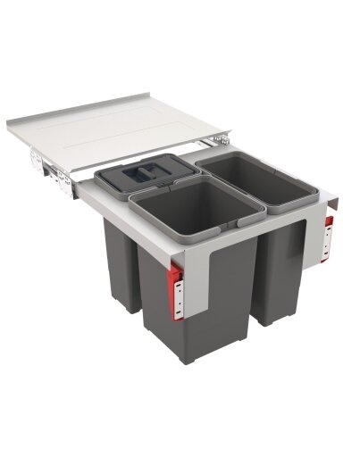 Šiukšliadėžė FRANKE, Sorter Garbo, 50-3, 2x12l.+8l.