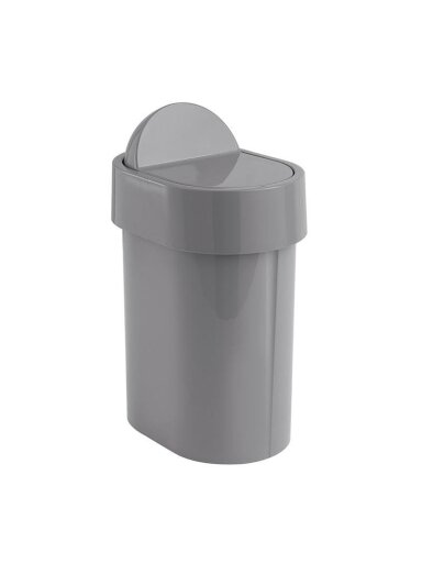 Šiukšliadėžė Gedy JUNIOR - GRIGIO 8009 08, 4,8 l, pilka Šiukšliadėžė Gedy JUNIOR - GRIGIO 8009 08, 4,8 l, pilka