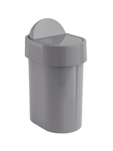 Šiukšliadėžė Gedy JUNIOR - GRIGIO 8009 08, 4,8 l, pilka Šiukšliadėžė Gedy JUNIOR - GRIGIO 8009 08, 4,8 l, pilka