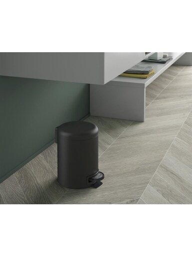 Šiukšliadėžė GEDY POTTY 320914, juoda, 3 l