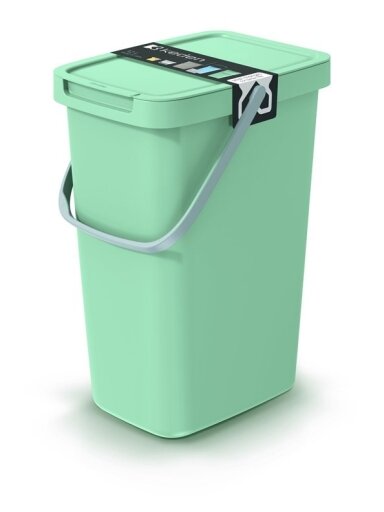 Šiukšliadėžė Prosperplast NHW12-5575C, 12 l l, žalia