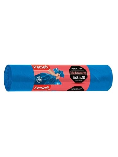 Šiukšlių maišai Paclan, 120 l, 25 vnt.