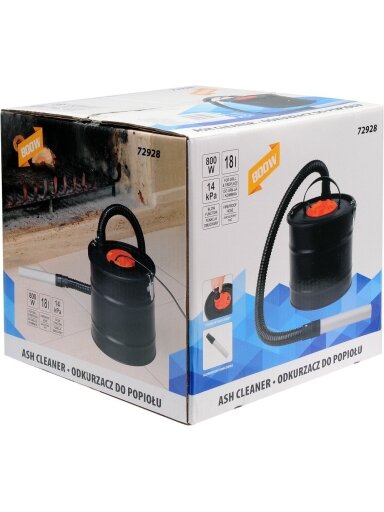 Siurblys pelenams 800W, 18L Vorel 72928 | 14kPa