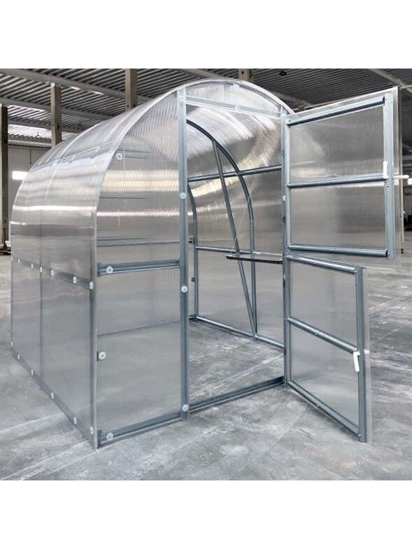 Šiltnamis KLASIKA Slim - 4 mm storio kanalinis polikarbonatas - 2 x 6 m (12 m²) 12 Šiltnamis KLASIKA Slim - 4 mm storio kanalinis polikarbonatas - 2 x 6 m (12 m²) 12