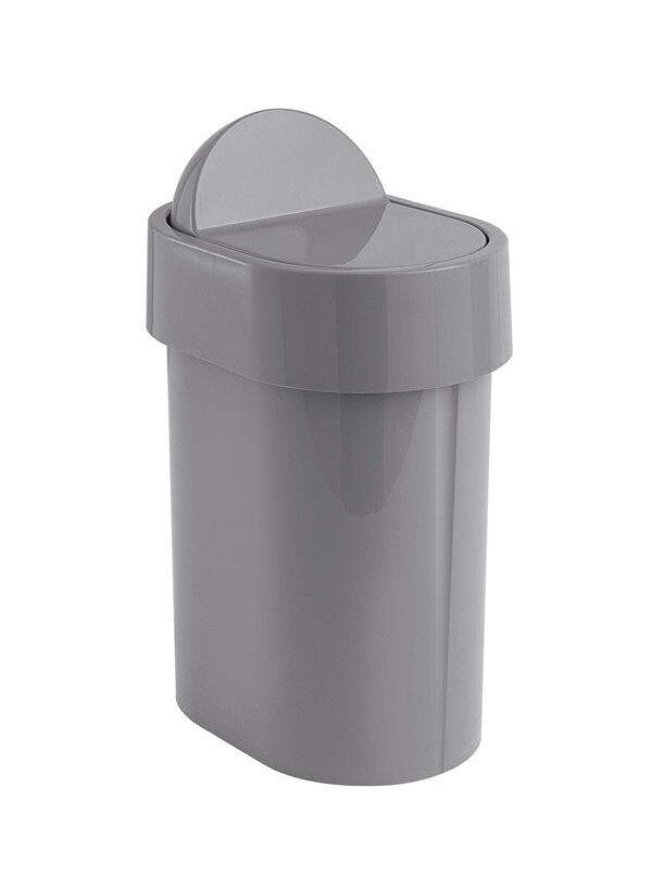 Šiukšliadėžė Gedy JUNIOR - GRIGIO 8009 08, 4,8 l, pilka