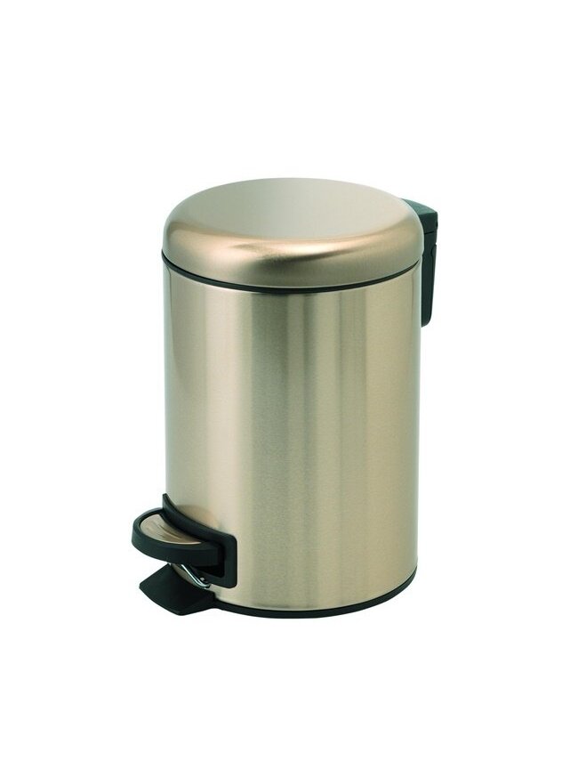 Šiukšliadėžė GEDY POTTY 320987, aukso, 3 l