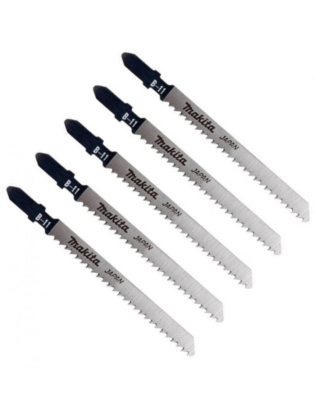 Siaurapjūklio pjūkleliai Makita, T101B, 5 vnt. 1 Siaurapjūklio pjūkleliai Makita, T101B, 5 vnt. 1