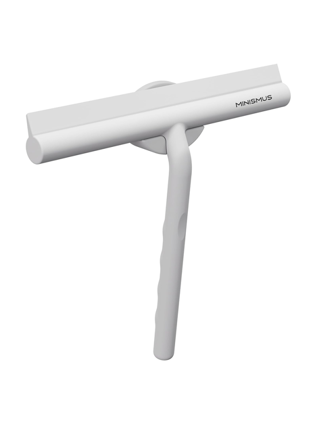Silikoninis dušo valytuvas MINISMUS M 21 cm, baltas Silikoninis dušo valytuvas MINISMUS M 21 cm, baltas