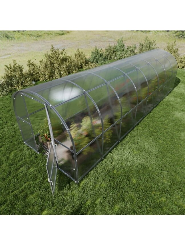 Šiltnamis Baltic LT - 4 mm storio kanalinis polikarbonatas - 3 x 8 m (24 m²) 7