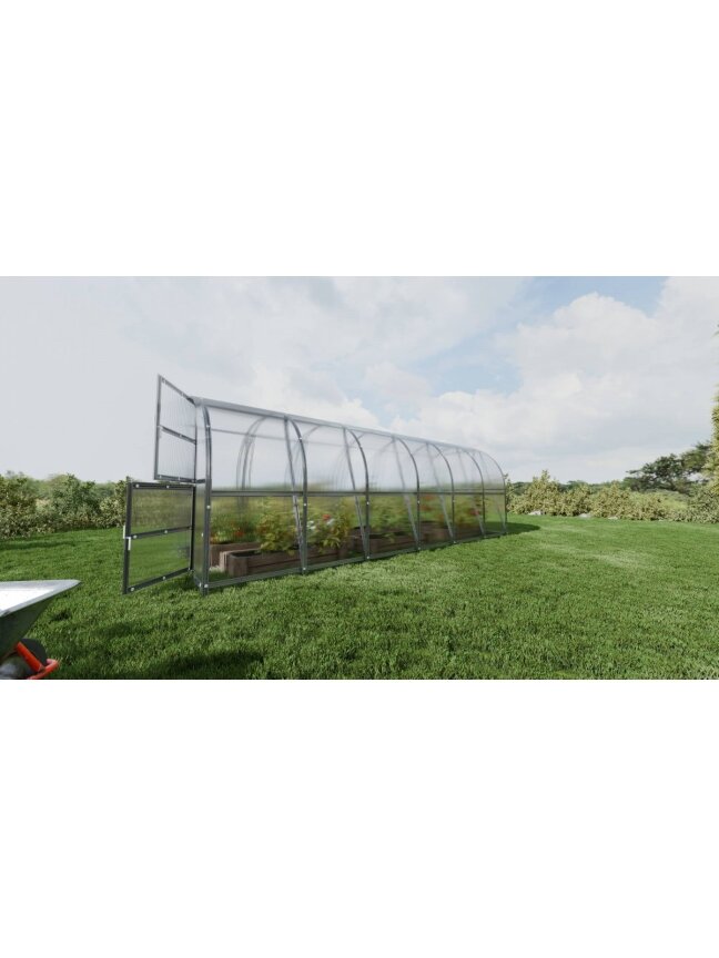 Šiltnamis Baltic LT - 6 mm storio kanalinis polikarbonatas - 3 x 12 m (36 m²) 10 Šiltnamis Baltic LT - 6 mm storio kanalinis polikarbonatas - 3 x 12 m (36 m²) 10