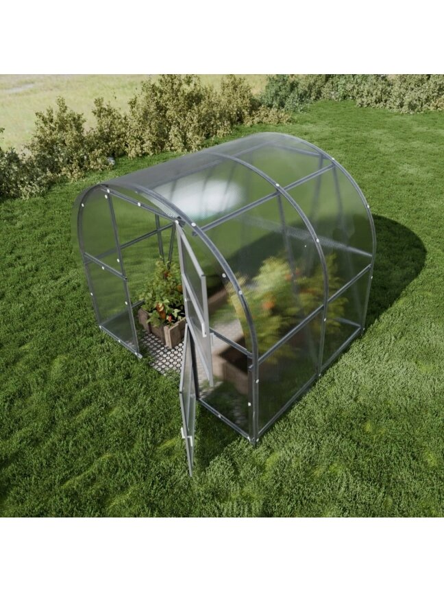 Šiltnamis Baltic LT - 6 mm storio kanalinis polikarbonatas - 3 x 2 m (6 m²) 5