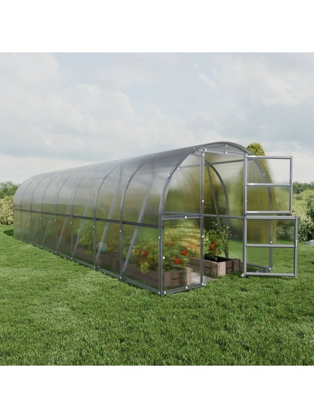 Šiltnamis Baltic LT - 6 mm storio kanalinis polikarbonatas - 3 x 8 m (24 m²) 6 Šiltnamis Baltic LT - 6 mm storio kanalinis polikarbonatas - 3 x 8 m (24 m²) 6