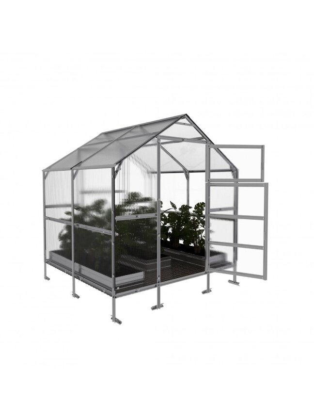 Šiltnamis KLASIKA Bernard - 4 mm storio kanalinis polikarbonatas - 2,35 x 2 m (4,7 m²) Šiltnamis KLASIKA Bernard - 4 mm storio kanalinis polikarbonatas - 2,35 x 2 m (4,7 m²)