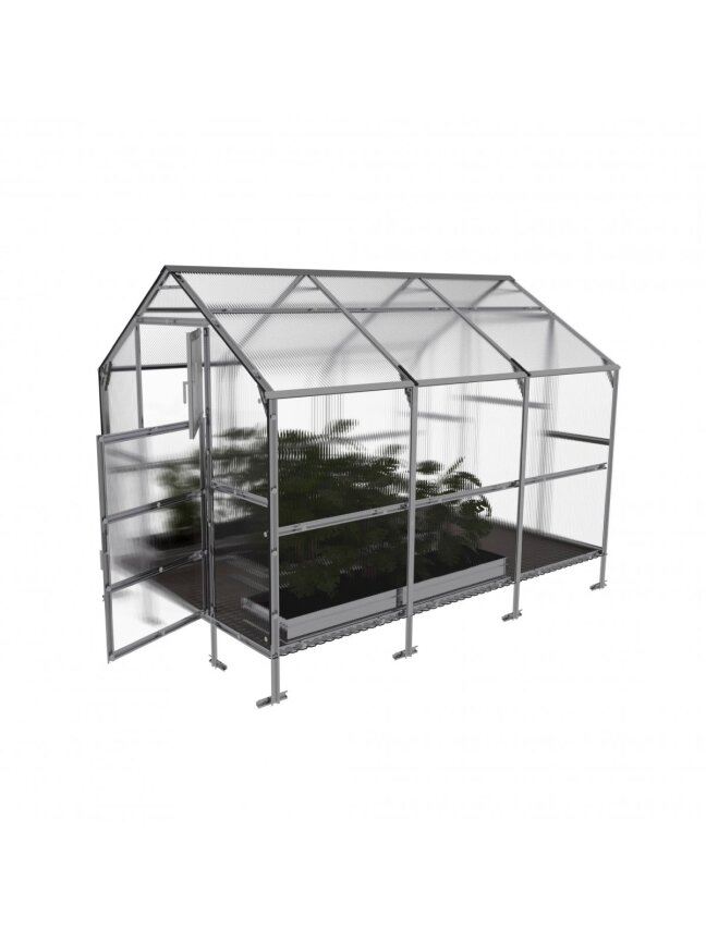 Šiltnamis KLASIKA Bernard - 4 mm storio kanalinis polikarbonatas - 2,35 x 3 m (7,05 m²) 1 Šiltnamis KLASIKA Bernard - 4 mm storio kanalinis polikarbonatas - 2,35 x 3 m (7,05 m²) 1