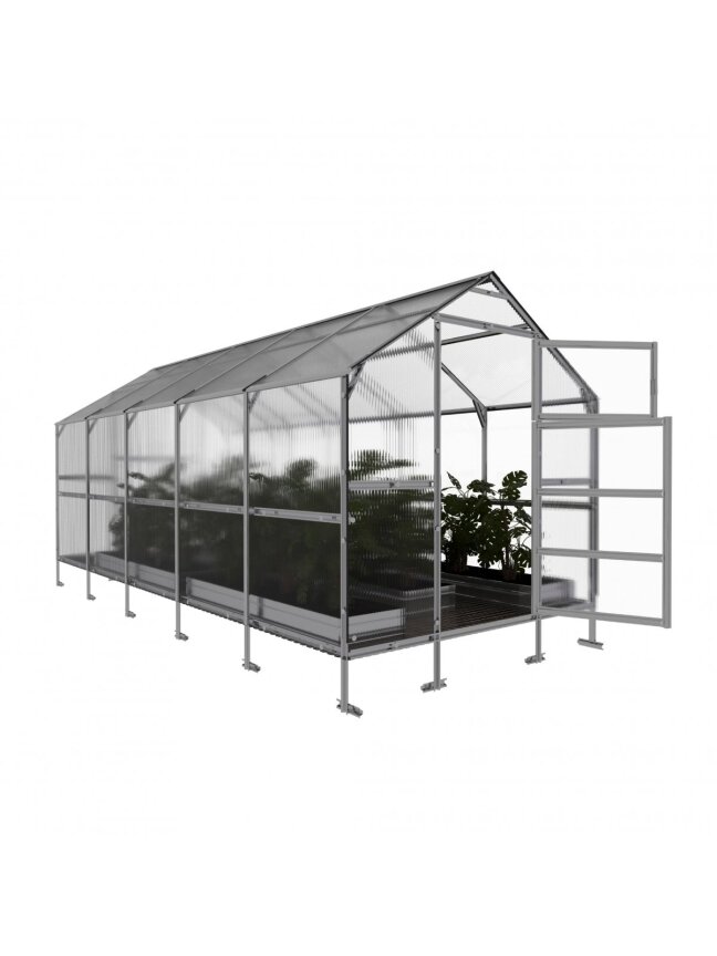 Šiltnamis KLASIKA Bernard - 4 mm storio kanalinis polikarbonatas - 2,35 x 5 m (11,75 m²) Šiltnamis KLASIKA Bernard - 4 mm storio kanalinis polikarbonatas - 2,35 x 5 m (11,75 m²)