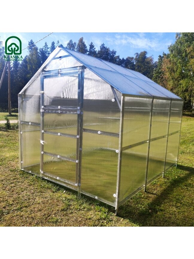 Šiltnamis KLASIKA Bernard - 4 mm storio kanalinis polikarbonatas - 2,35 x 8 m (18,8 m²) 7 Šiltnamis KLASIKA Bernard - 4 mm storio kanalinis polikarbonatas - 2,35 x 8 m (18,8 m²) 7