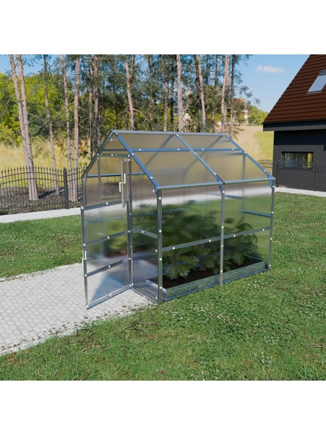 Šiltnamis KLASIKA Bernard - 6 mm storio kanalinis polikarbonatas - 2,35 x 2 m (4,7 m²) 4 Šiltnamis KLASIKA Bernard - 6 mm storio kanalinis polikarbonatas - 2,35 x 2 m (4,7 m²) 4