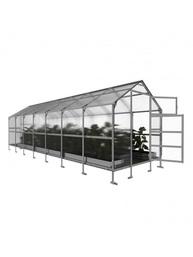 Šiltnamis KLASIKA Bernard - 6 mm storio kanalinis polikarbonatas - 2,35 x 7 m (16,45 m²) Šiltnamis KLASIKA Bernard - 6 mm storio kanalinis polikarbonatas - 2,35 x 7 m (16,45 m²)