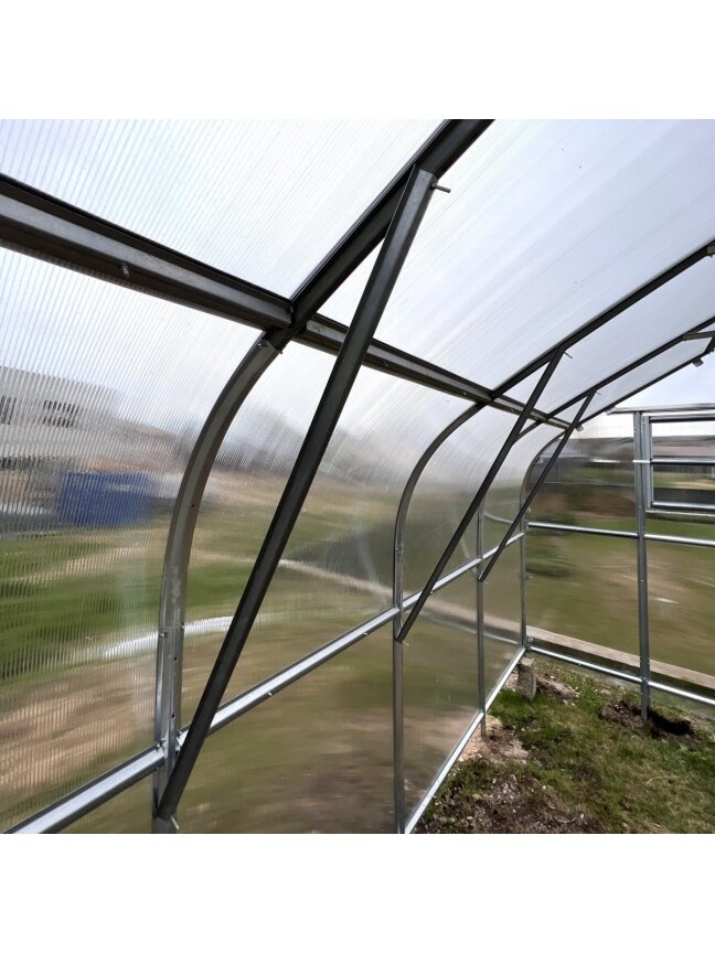 Šiltnamis KLASIKA Drop - 4 mm storio kanalinis polikarbonatas - 2,5 x 6 m (15 m²) 10 Šiltnamis KLASIKA Drop - 4 mm storio kanalinis polikarbonatas - 2,5 x 6 m (15 m²) 10