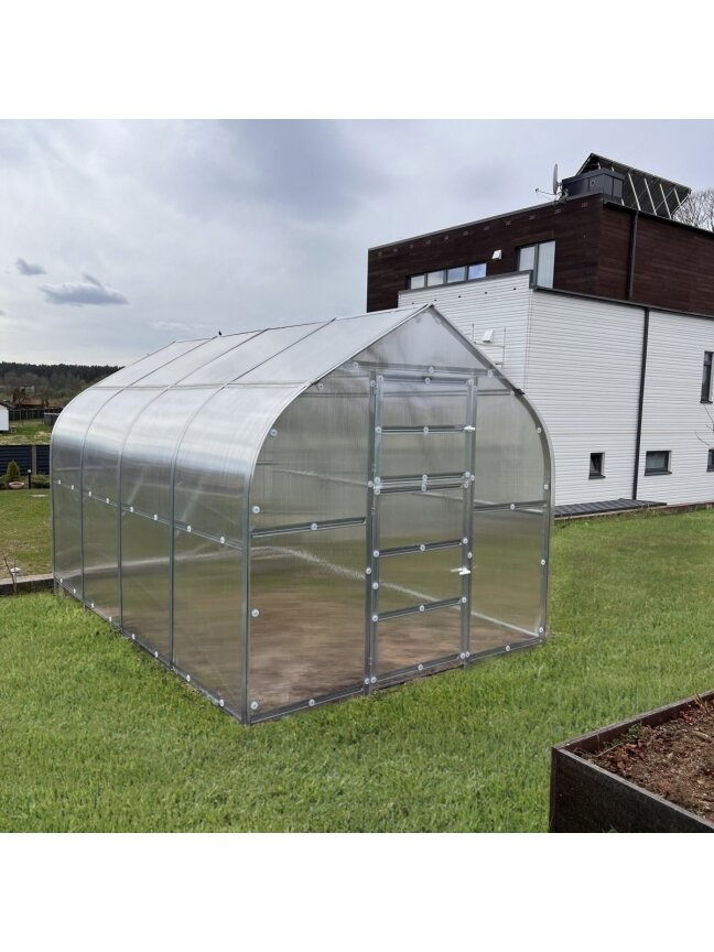 Šiltnamis KLASIKA Drop - 6 mm storio kanalinis polikarbonatas - 2,5 x 10 m (25 m²) 7 Šiltnamis KLASIKA Drop - 6 mm storio kanalinis polikarbonatas - 2,5 x 10 m (25 m²) 7