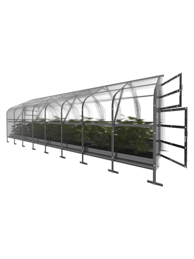 Šiltnamis KLASIKA Drop - 6 mm storio kanalinis polikarbonatas - 2,5 x 8 m (20 m²) 2