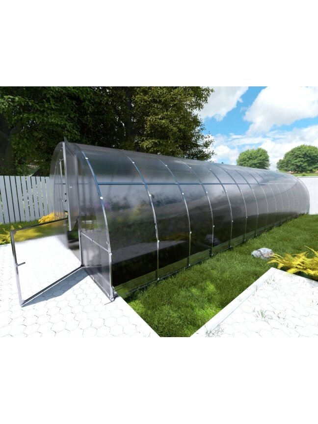 Šiltnamis KLASIKA EASY - 4 mm storio kanalinis polikarbonatas - 3 x 10 m (30 m²) 4