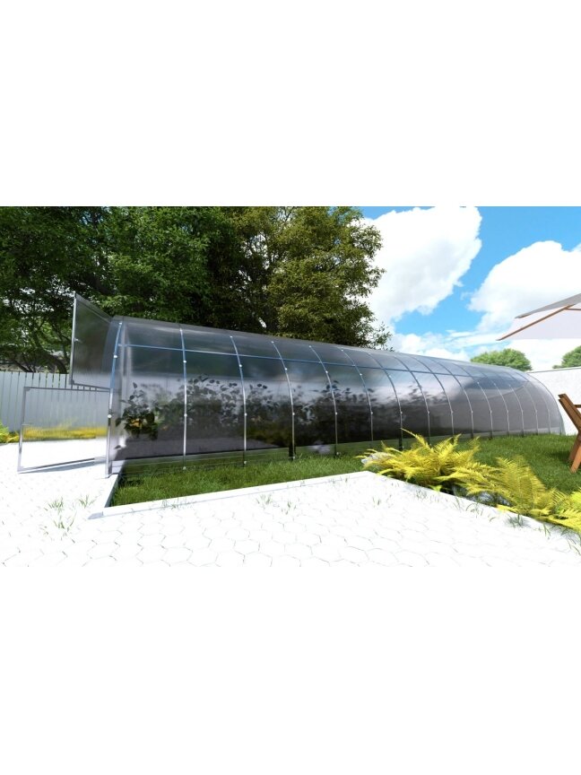 Šiltnamis KLASIKA EASY - 4 mm storio kanalinis polikarbonatas - 3 x 10 m (30 m²) 5