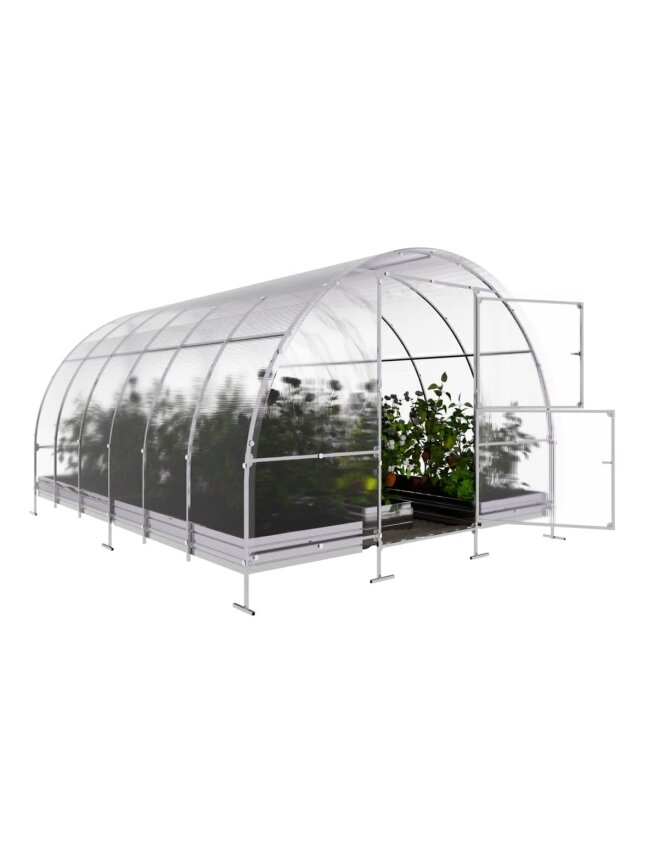 Šiltnamis KLASIKA EASY - 4 mm storio kanalinis polikarbonatas - 3 x 4 m (12 m²) Šiltnamis KLASIKA EASY - 4 mm storio kanalinis polikarbonatas - 3 x 4 m (12 m²)