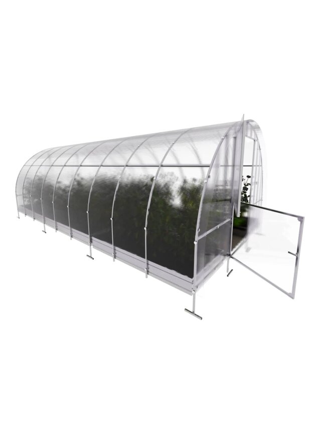 Šiltnamis KLASIKA EASY - 4 mm storio kanalinis polikarbonatas - 3 x 6 m (18 m²) 2 Šiltnamis KLASIKA EASY - 4 mm storio kanalinis polikarbonatas - 3 x 6 m (18 m²) 2