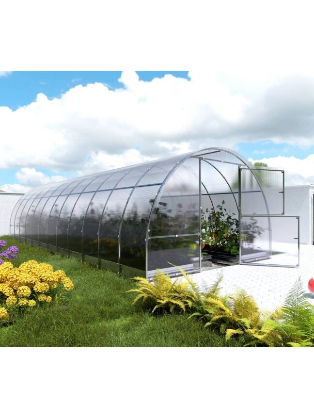 Šiltnamis KLASIKA EASY - 4 mm storio kanalinis polikarbonatas - 3 x 8 m (24 m²) 3