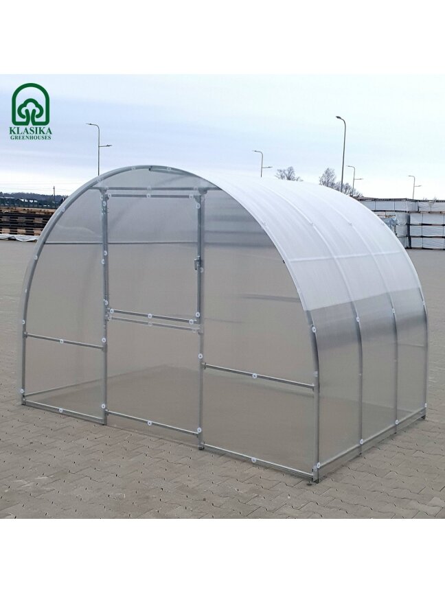 Šiltnamis KLASIKA EASY - 6 mm storio kanalinis polikarbonatas - 3 x 10 m (30 m²) 8