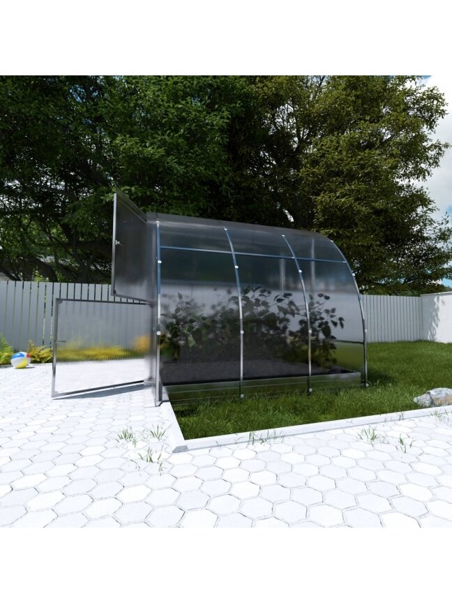 Šiltnamis KLASIKA EASY - 6 mm storio kanalinis polikarbonatas - 3 x 2 m (6 m²) 5 Šiltnamis KLASIKA EASY - 6 mm storio kanalinis polikarbonatas - 3 x 2 m (6 m²) 5